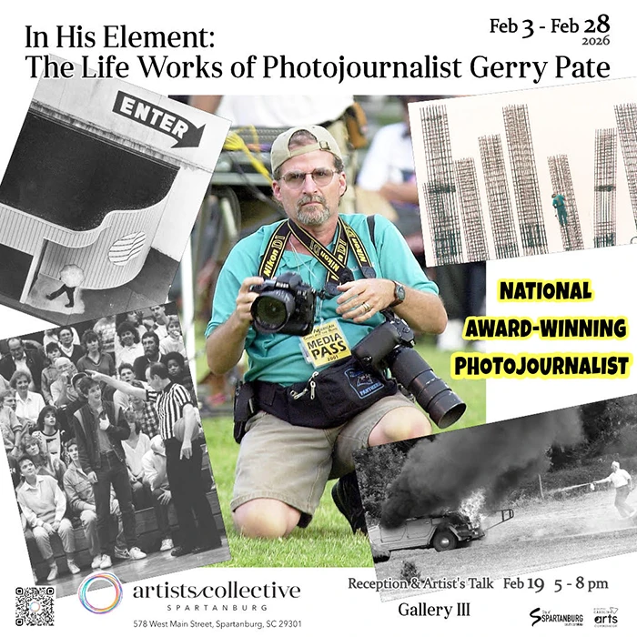 In His Element - Poster for Gerry Pate gallery February 2026